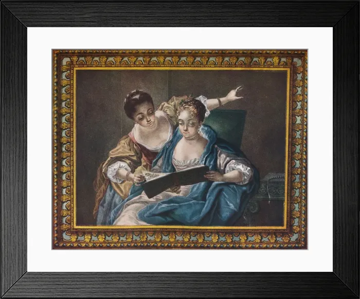 Framed Print : The Fine Muletioners, 1775. Artists: Louis Marin Bonnet, JT Herbert Baily Framed Print : The Fine Muletioners, 1775. Artists: Louis Marin Bonnet, JT Herbert Baily