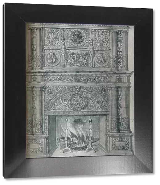 Drawing of Chimney-Piece, c1537. Artist: Hans Holbein the Younger