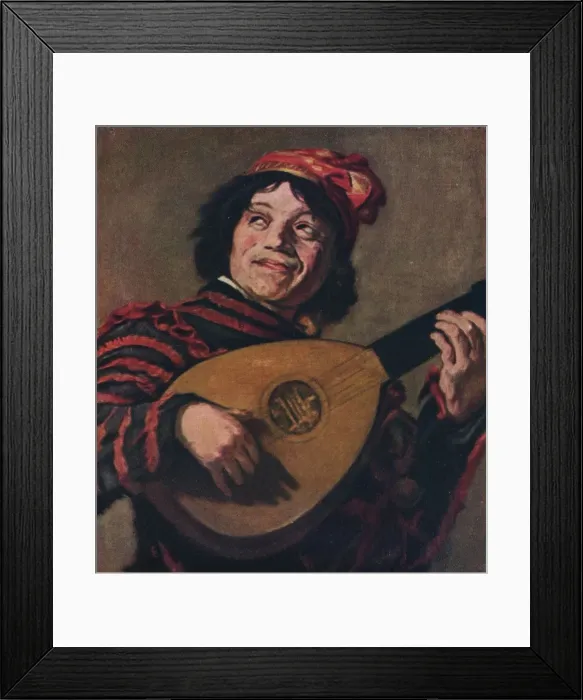 Framed Print : The Lute Player, 1623. Artist: Frans Hals Framed Print : The Lute Player, 1623. Artist: Frans Hals