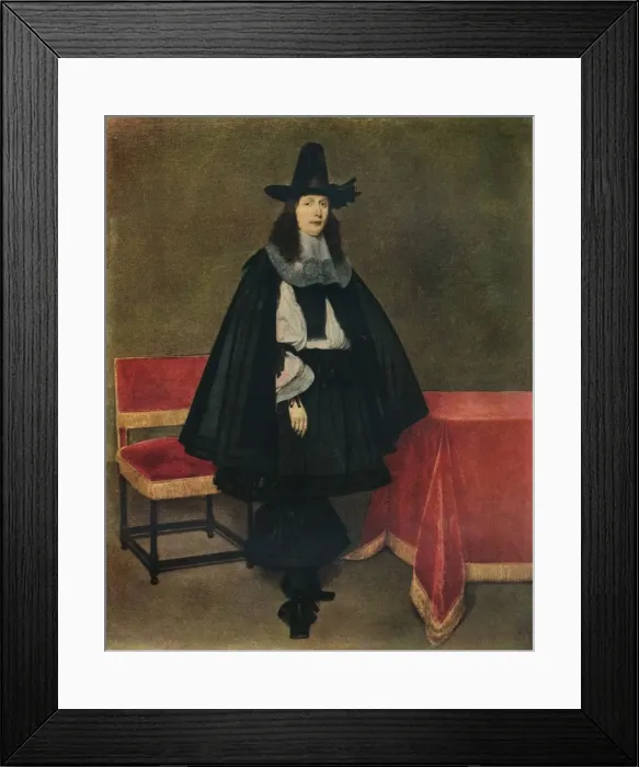 Framed Print : Portrait of a Young Man, c1663. Artist: Gerard Terborch II Framed Print : Portrait of a Young Man, c1663. Artist: Gerard Terborch II