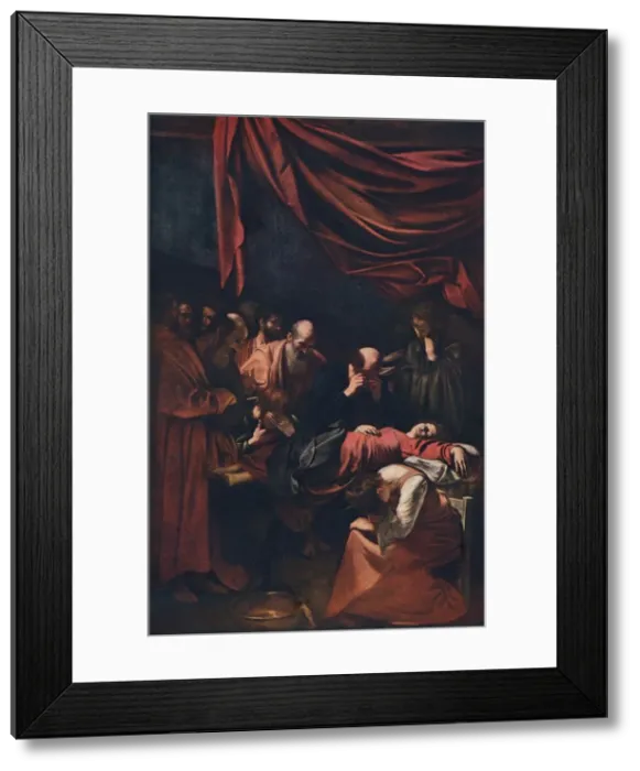 Framed Print : Death of the Virgin, c1606. Artist: Michelangelo Caravaggio Framed Print : Death of the Virgin, c1606. Artist: Michelangelo Caravaggio