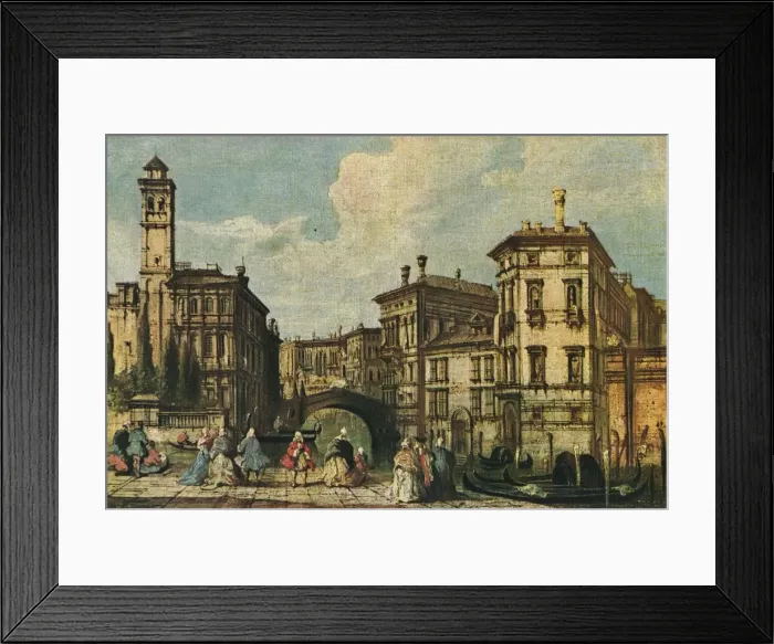 Framed Print : Venice: Entrance to the Cannaregio, c19th century Framed Print : Venice: Entrance to the Cannaregio, c19th century