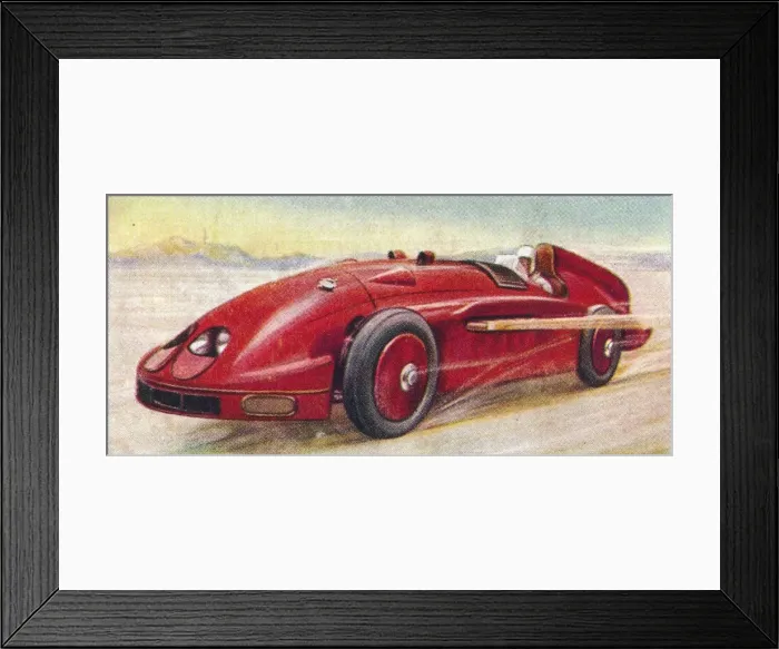 Framed Print : Speed of the Wind (Captain G. E. T. Eyston & A. Denly), 1938. Artists: George Eyston, Unknown Framed Print : Speed of the Wind (Captain G. E. T. Eyston & A. Denly), 1938. Artists: George Eyston, Unknown