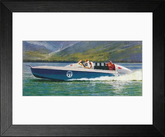 Framed Print : Sir Malcolm Campbells Bluebird, 1938 Framed Print : Sir Malcolm Campbells Bluebird, 1938