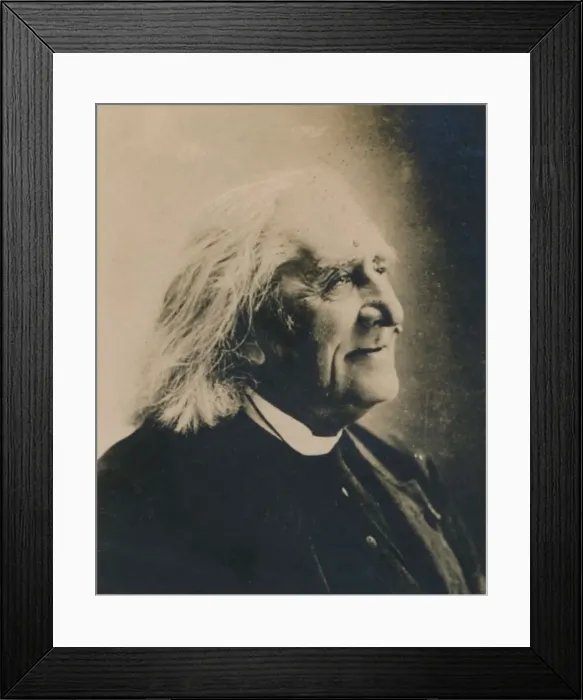 Framed Print : Franz Liszt, (1811-1886). Hungarian pianist and composer, 1894-1907 Framed Print : Franz Liszt, (1811-1886). Hungarian pianist and composer, 1894-1907