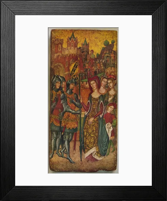 Framed Print : An unrecorded French Primitive: Charles VII & Agnes Sorel: ascribed to Jean Mirail Artist: Jean Miraillet Framed Print : An unrecorded French Primitive: Charles VII & Agnes Sorel: ascribed to Jean Mirail Artist: Jean Miraillet