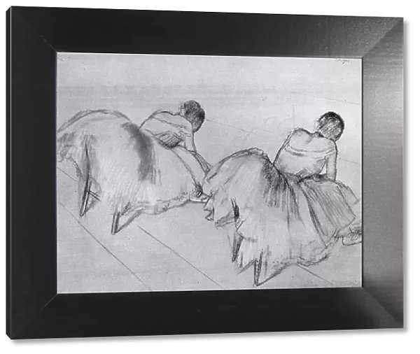 Two Dancers Resting, c20th century. Artist: Edgar Degas