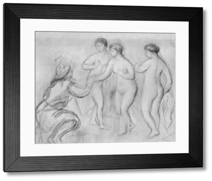 Framed Print : Judgment of Paris c1913. Artist: Edgar Degas Framed Print : Judgment of Paris c1913. Artist: Edgar Degas