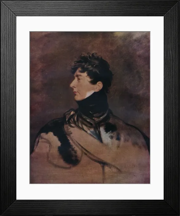 Framed Print : George IV, (1762-1830), King of Great Britain and Ireland, c1814. Artist: Thomas Lawrence Framed Print : George IV, (1762-1830), King of Great Britain and Ireland, c1814. Artist: Thomas Lawrence