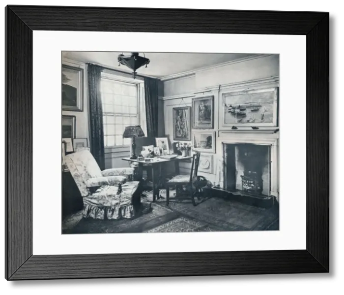 Framed Print : Edward Marshs living-room, c1934 Framed Print : Edward Marshs living-room, c1934