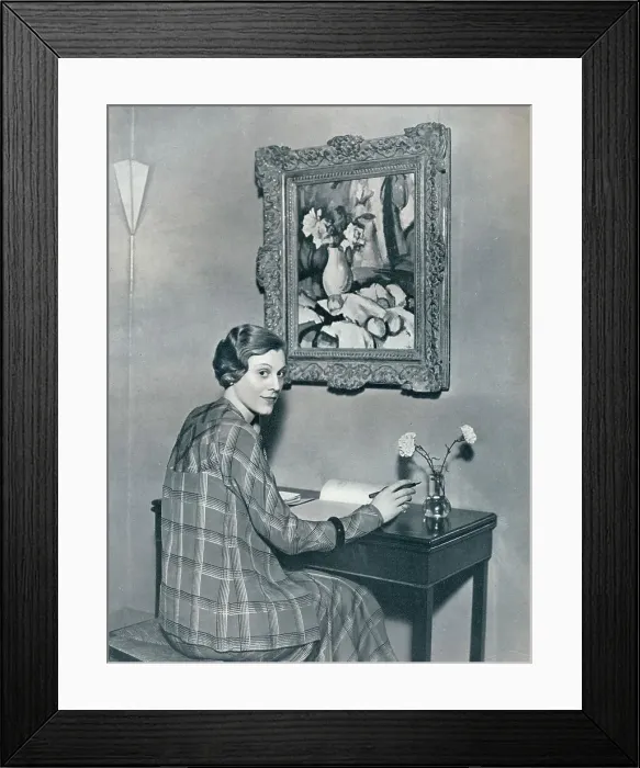 Framed Print : Marie Ney in her Flat, c1934 Framed Print : Marie Ney in her Flat, c1934