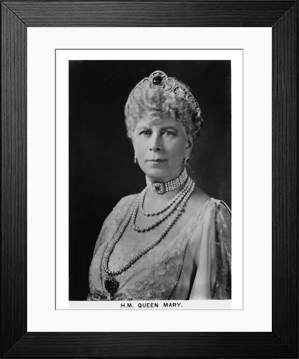 Framed Print : HM Queen Mary (1867-1953), 1937