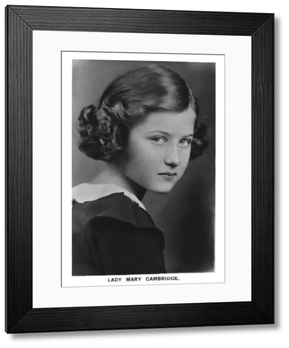 Framed Print : Lady Mary Cambridge, 1937 Framed Print : Lady Mary Cambridge, 1937
