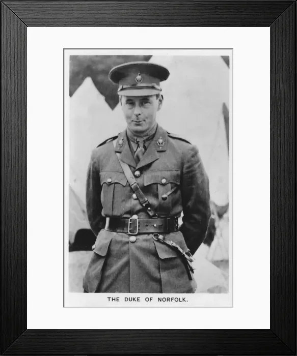 Framed Print : The 16th Duke of Norfolk, 1937 Framed Print : The 16th Duke of Norfolk, 1937