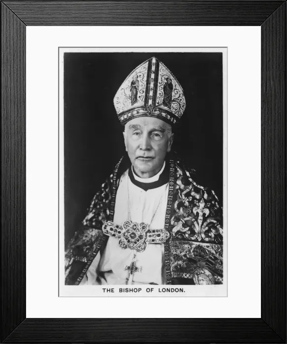 Framed Print : The Bishop of London Dr Winnington-Ingram, 1937 Framed Print : The Bishop of London Dr Winnington-Ingram, 1937