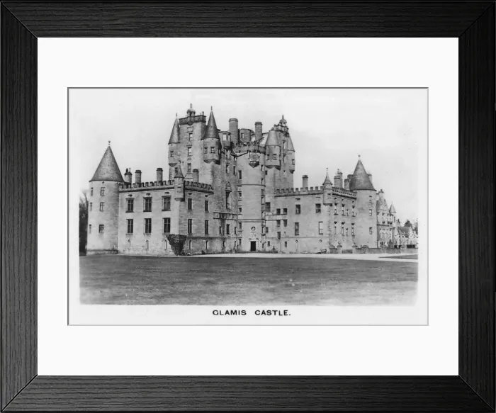 Framed Print : Glamis Castle, 1937 Framed Print : Glamis Castle, 1937