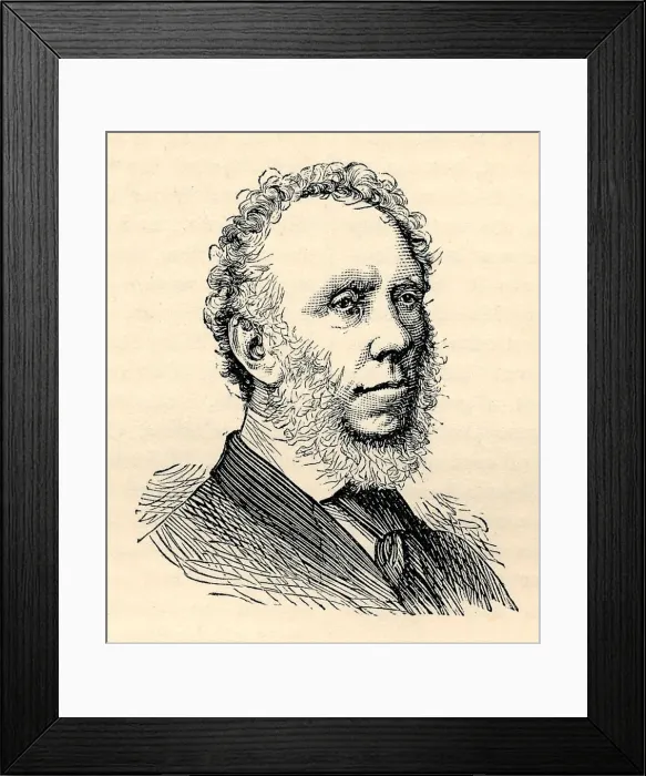Framed Print : Edward Baines, (1774-1848), printer, paper proprietor, politician, 1893 Framed Print : Edward Baines, (1774-1848), printer, paper proprietor, politician, 1893