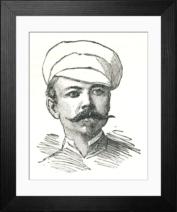 Framed Print : Frederic Villiers, (1851-1922), British war artist and war correspondent, 1893 Framed Print : Frederic Villiers, (1851-1922), British war artist and war correspondent, 1893