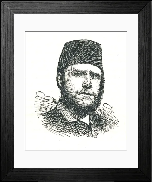 Framed Print : Melton Prior, (1845-1910), English artist and war correspondent, 1893 Framed Print : Melton Prior, (1845-1910), English artist and war correspondent, 1893