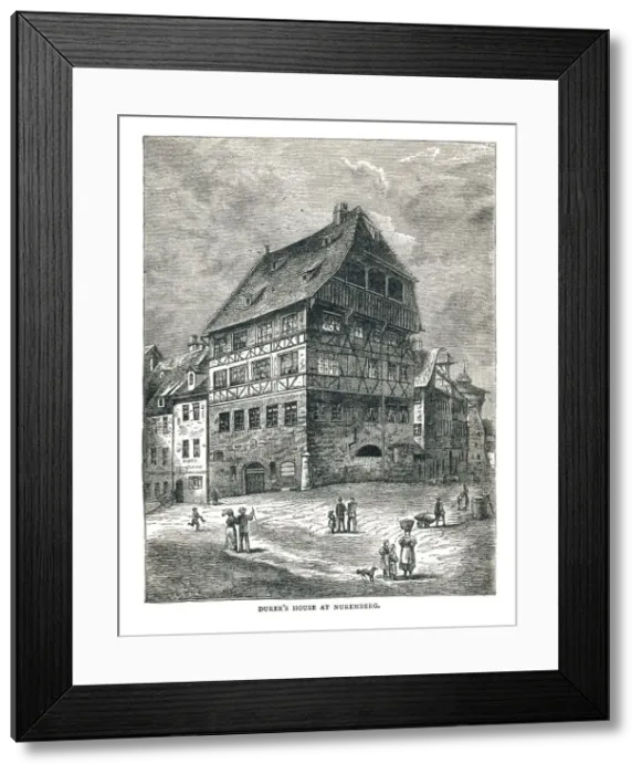 Framed Print : Albert Durers House, Nuremberg, Germany, 1893 Framed Print : Albert Durers House, Nuremberg, Germany, 1893