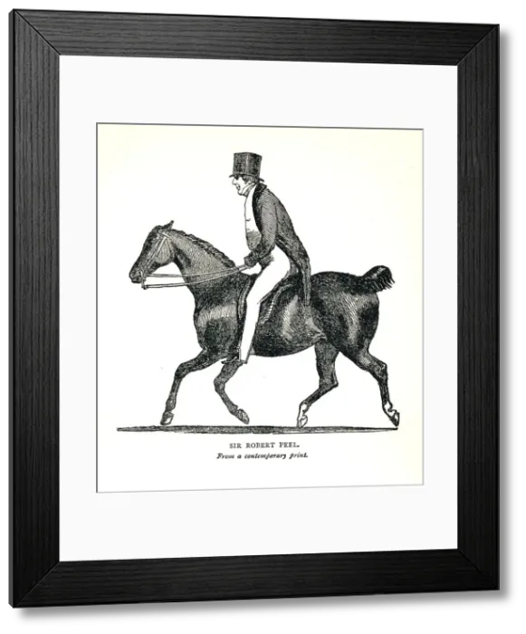 Framed Print : Sir Robert Peel, (1788-1850), British Conservative statesman, 1893 Framed Print : Sir Robert Peel, (1788-1850), British Conservative statesman, 1893