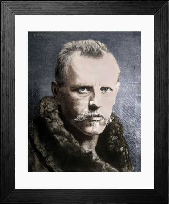 Framed Print : Dr Fridtjof Nansen, Norwegian Arctic Explorer, 1893