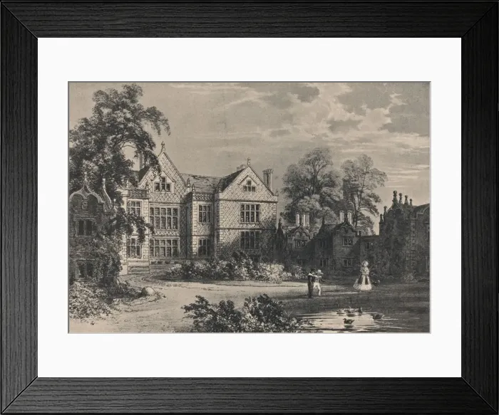 Framed Print : Dorfold Hall, Cheshire, 1915