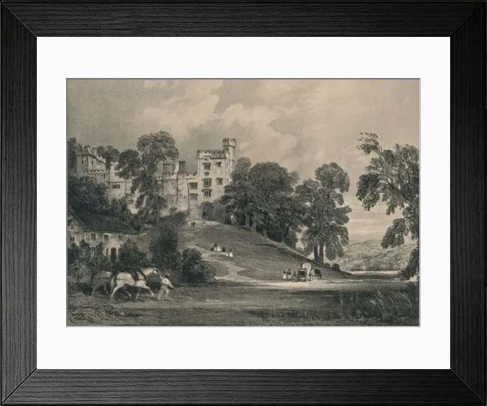 Framed Print : Haddon Hall, Derbyshire, 1915 Framed Print : Haddon Hall, Derbyshire, 1915