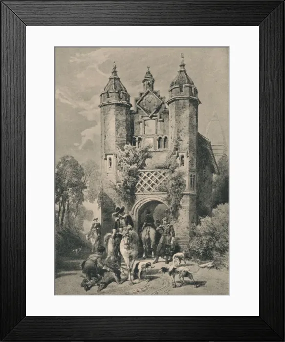Framed Print : West Stow Hall, Suffolk, 1915 Framed Print : West Stow Hall, Suffolk, 1915