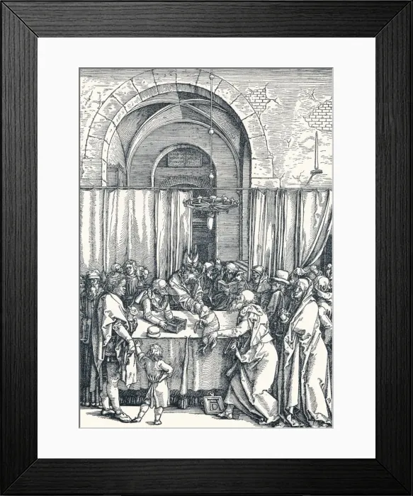 Framed Print : The Rejection of Joachims Offering, 1506 (1906). Artist: Albrecht Durer