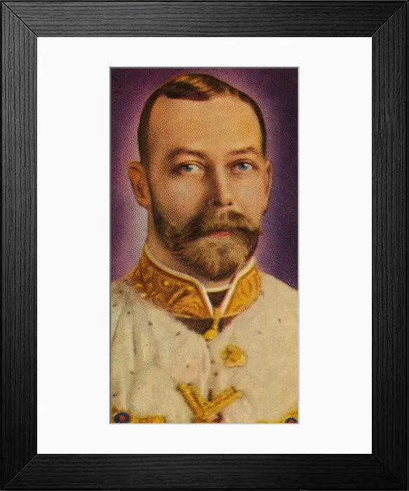 Framed Print : King George V at his first State Opening of Parliament, 1911 (1935) Framed Print : King George V at his first State Opening of Parliament, 1911 (1935)