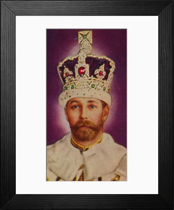 Framed Print : King George V at his coronation, 1911 (1935) Framed Print : King George V at his coronation, 1911 (1935)