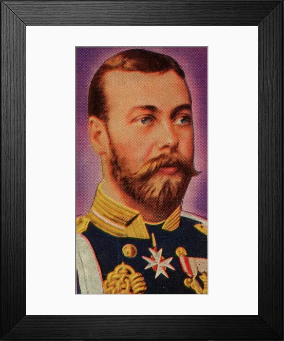 Framed Print : The future King George V at his wedding, 1893 (1935) Framed Print : The future King George V at his wedding, 1893 (1935)
