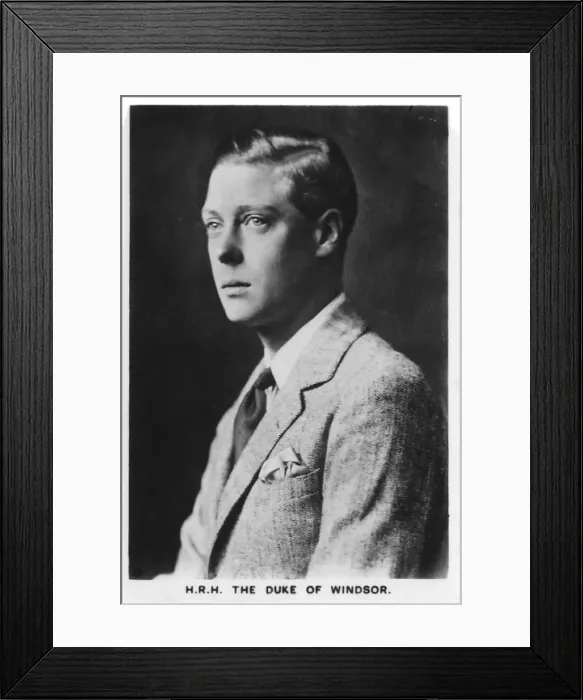 Framed Print : HRH The Duke of Windsor, 1937 Framed Print : HRH The Duke of Windsor, 1937