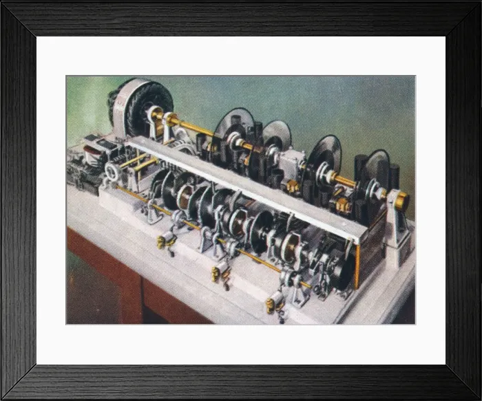 Framed Print : The speaking clock, 1938 Framed Print : The speaking clock, 1938