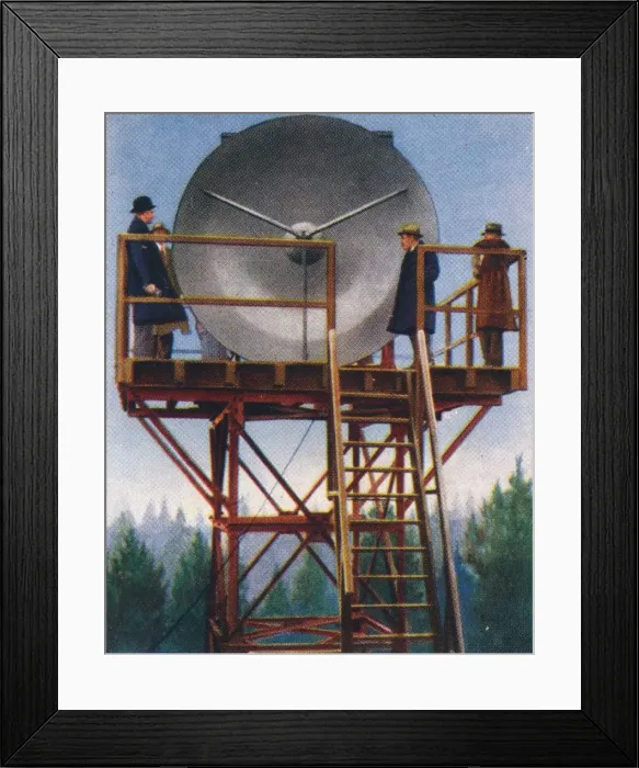 Framed Print : Micro-ray wireless station, 1938 Framed Print : Micro-ray wireless station, 1938
