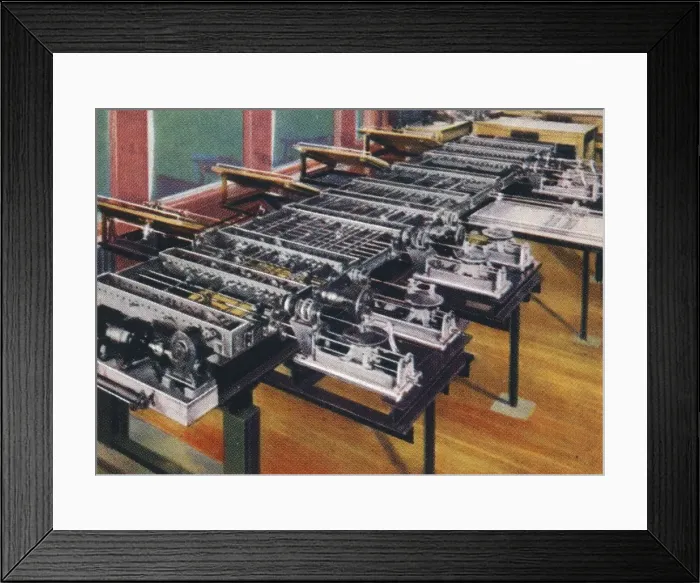 Framed Print : Super calculating machine, 1938 Framed Print : Super calculating machine, 1938