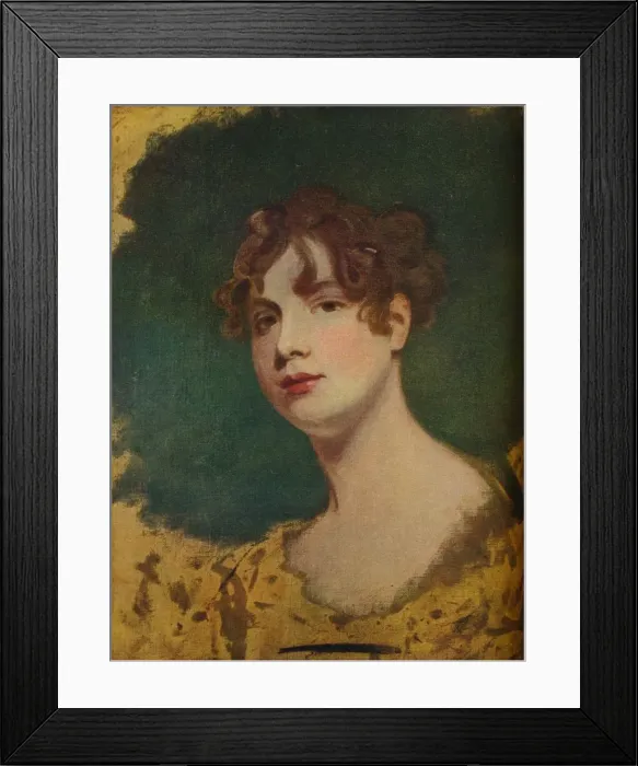 Framed Print : Sketch of a Female Head, 18th century. Artist: George Romney Framed Print : Sketch of a Female Head, 18th century. Artist: George Romney
