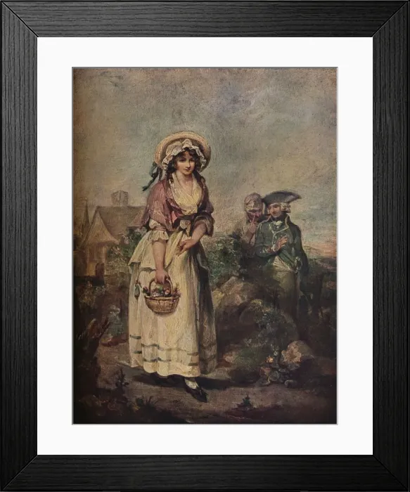 Framed Print : The Sailors Lass, c18th century. Artist: Francis Wheatley Framed Print : The Sailors Lass, c18th century. Artist: Francis Wheatley