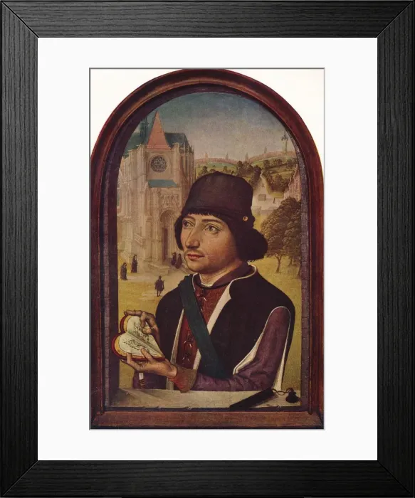 Framed Print : Portrait of Louis XI, c1456-58 Framed Print : Portrait of Louis XI, c1456-58