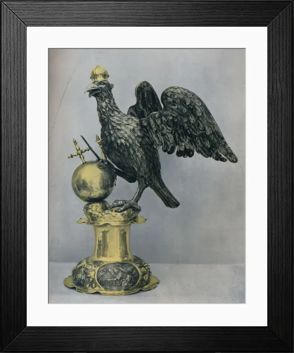 Framed Print : Polish Eagle-shaped vessel from King John Casimirs set, c1666. Artist: Heinrich Mannlich Framed Print : Polish Eagle-shaped vessel from King John Casimirs set, c1666. Artist: Heinrich Mannlich