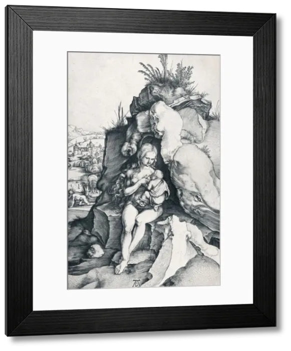 Framed Print : The Penance of St John Chrysostom, 1495 (1906). Artist: Albrecht Durer Framed Print : The Penance of St John Chrysostom, 1495 (1906). Artist: Albrecht Durer