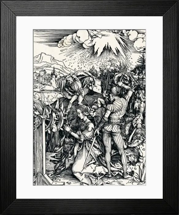 Framed Print : The Martyrdom of St Catherine, 1497 (1906). Artist: Albrecht Durer Framed Print : The Martyrdom of St Catherine, 1497 (1906). Artist: Albrecht Durer