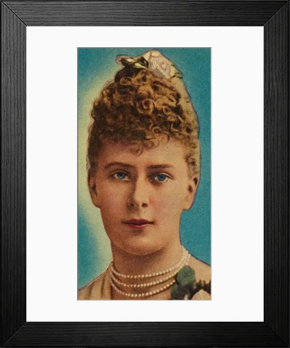 Framed Print : Mary of Teck before her marriage to the Duke of York, 1890s (1935) Framed Print : Mary of Teck before her marriage to the Duke of York, 1890s (1935)