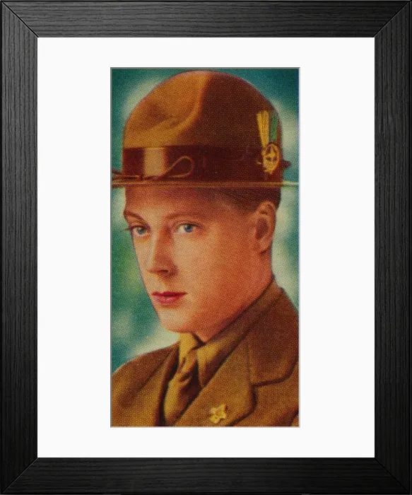 Framed Print : The Prince of Wales, Chief Scout of Wales, c1910s (1935) Framed Print : The Prince of Wales, Chief Scout of Wales, c1910s (1935)