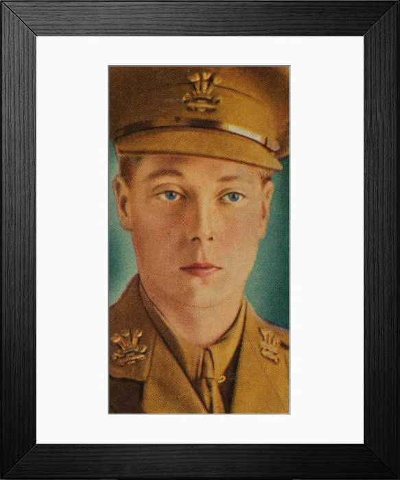 Framed Print : The Prince of Wales in field dress, c1910s (1935)