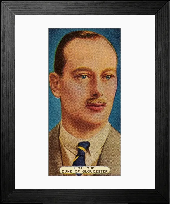 Framed Print : The Duke of Gloucester, 1935 Framed Print : The Duke of Gloucester, 1935