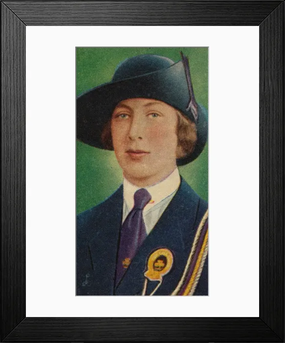Framed Print : The Princess Royal, President of Girl Guide Association, 1935 Framed Print : The Princess Royal, President of Girl Guide Association, 1935