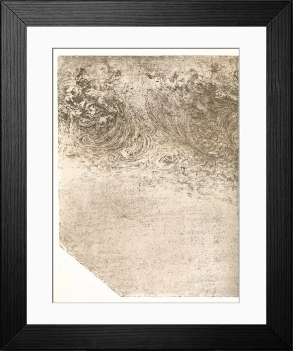 Framed Print : Representation of a tempest, c1472-c1519 (1883). Artist: Leonardo da Vinci Framed Print : Representation of a tempest, c1472-c1519 (1883). Artist: Leonardo da Vinci