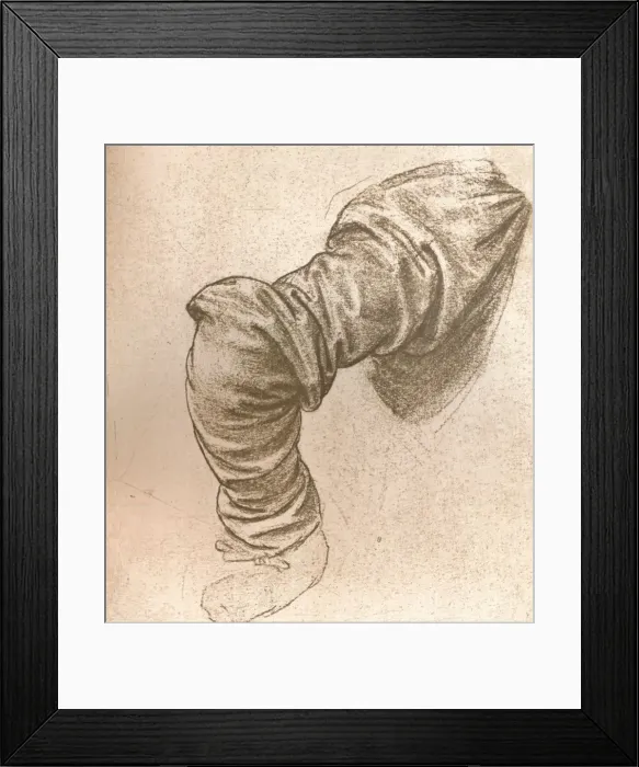 Framed Print : Study for the arm of St Peter in `The Last Supper`, c1494-c1499 (1883). Artist: Leonardo da Vinci Framed Print : Study for the arm of St Peter in `The Last Supper`, c1494-c1499 (1883). Artist: Leonardo da Vinci